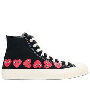 Comme des Garçons High-Top Sneakers - Black