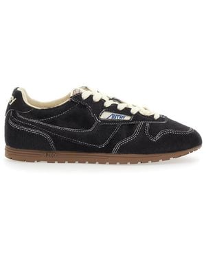Autry Logo Sneakers - Black