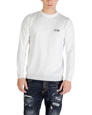 ICON DENIM Crew Neck Sweatshirt - White