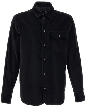 Moncler Regular Corduroy Overshirt - Blue