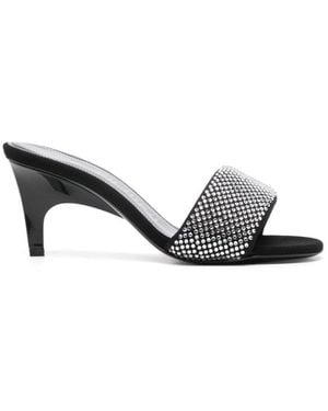 The Attico Slip On Heels - Black