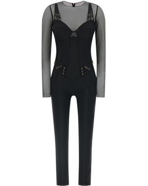Elisabetta Franchi Polyamide Jumpsuit - Black