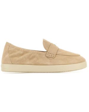 Tory Burch Slip-On Loafers - Natural