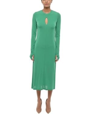 Herskind Crew Neck Midi Dress - Green