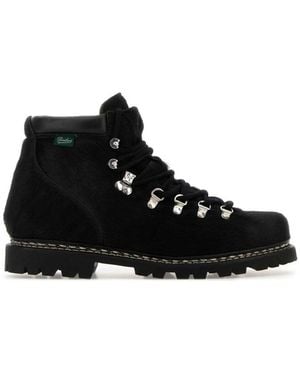 Junya Watanabe Solid Lace Up Boots - Black