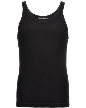 Dolce & Gabbana Knitted Tank Top - Black
