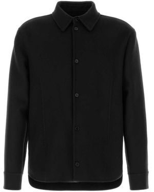 Jil Sander Regular Overshirt - Black