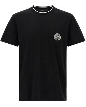 Dolce & Gabbana Crewneck T-Shirt - Black
