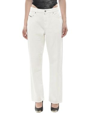 DIESEL Regular Mid Rise Jeans - Gray