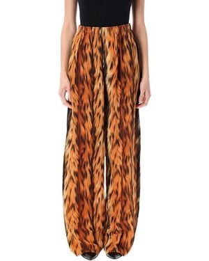 Balenciaga Printed Pyjama Pant - Orange
