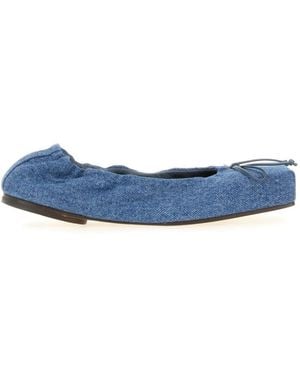 Jacquemus Bow Ballet Flats - Blue