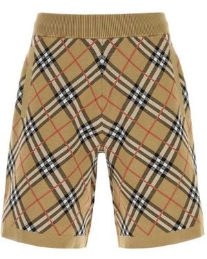 Burberry Checks Shorts - Brown