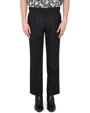 sunflower Straight Pleated Pant - Black