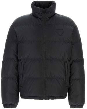 Prada Mock Collar Jacket - Black