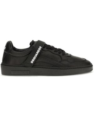 DSquared² Leather Sneakers - Black