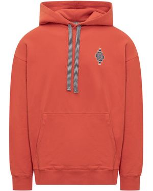 Marcelo Burlon Embroidered Hood Sweatshirt