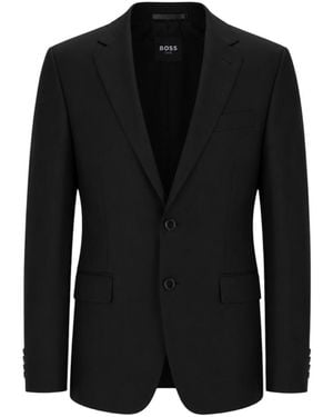 BOSS Notched Lapel Blazer - Black