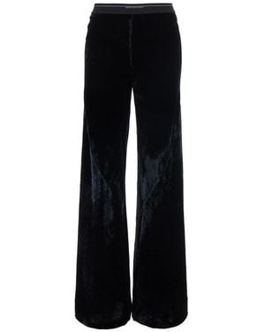 Semicouture Regular Flat Front Trousers - Black