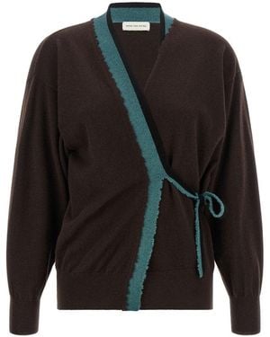 Dries Van Noten Solid V Neck Jumper - Black