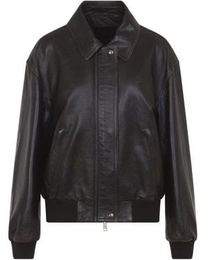 Prada Dark Shirt Collar Jacket - Black