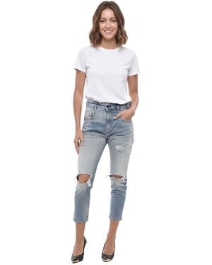 DIESEL Straight High Rise Jeans - Blue
