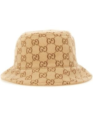 Gucci Logo Bucket Hat - Natural