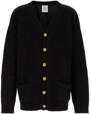 Vetements Split Cardigan - Black