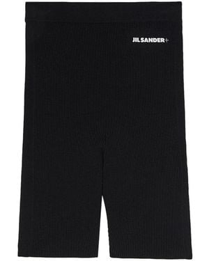 Jil Sander Logo Shorts - Black
