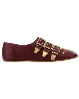 Chloé Slip On Ballet Flats - Brown