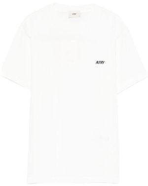 Autry Logo Crew Neck T-Shirt - White