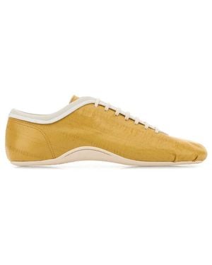 Dries Van Noten Leather Sneakers - Yellow