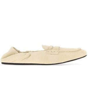 Miu Miu Slip On Loafers - White