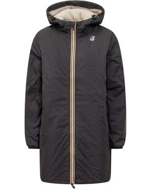 K-Way Logo Hood Jacket - Blue