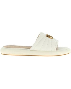 Pinko Slip On Slides - White