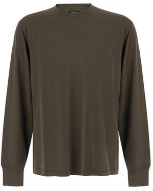 Tom Ford Dark Solid T-Shirt - Green