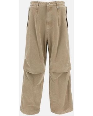 WOOYOUNGMI Wide Leg Trousers - Natural