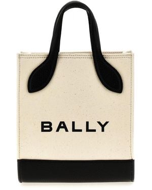 Bally Blackwhite Bar Mini Keep On Shopping Bag