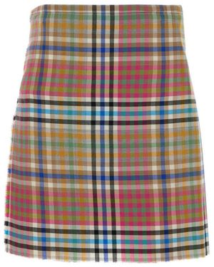 Vivienne Westwood Plaid Mini Skirt - Multicolor