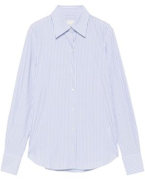 Xacus Regular Stripes Shirt - White
