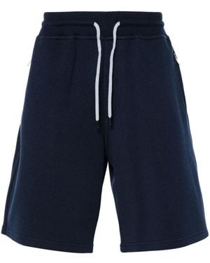 Brunello Cucinelli Cotton Blend Bermuda Shorts - Blue
