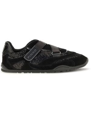 Pinko Suede Trainers - Black