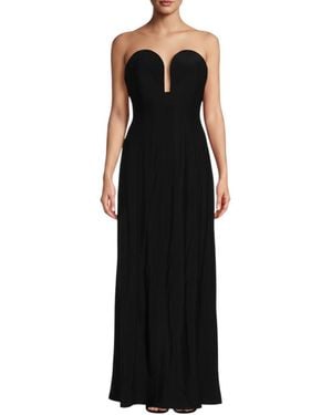 Rabanne Strapless Full Length Dress - Black