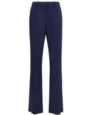 Balenciaga Slim Flat Front Pant - Blue