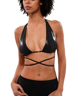 Versace Logo Swimwear - Black
