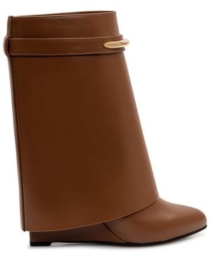 Givenchy Shark Pinch Mini Ankle Boots - Brown