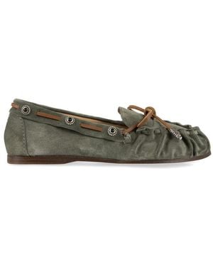 Sartore Suede Loafers - Green