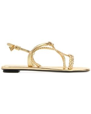 Prada Braided Sandals - Natural