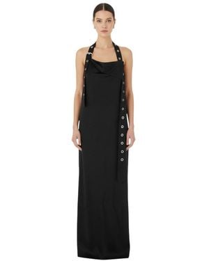 Off-White c/o Virgil Abloh Halter Neck Maxi Dress - Black