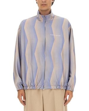 Acne Studios Mock Collar Jacket - Blue