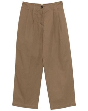 TOTEME Relaxed Pleated Pant - White
